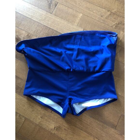 Land’s End 3-piece swim outfit Tankini, skort and rash guard size 8 petite - Picture 8 of 12